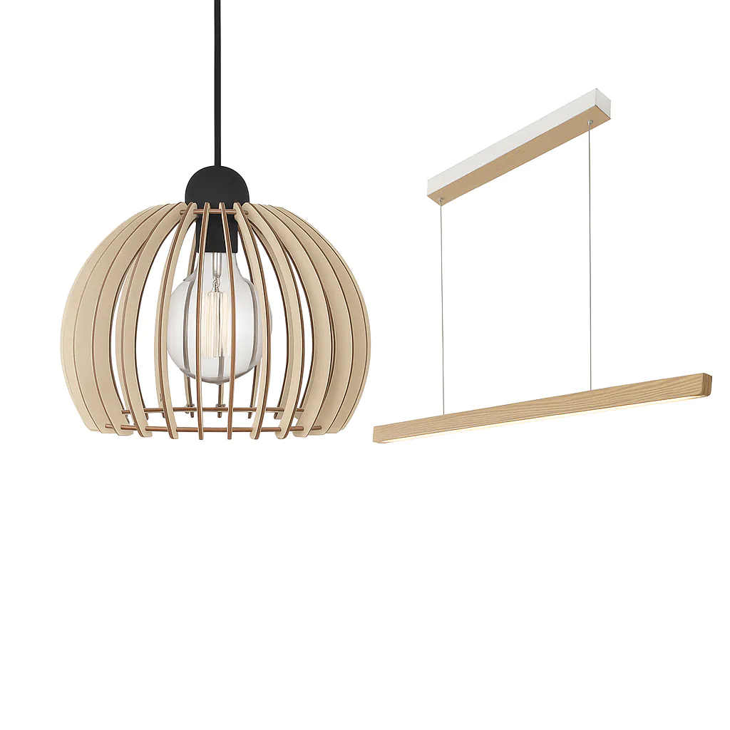 Wood Pendant Lights