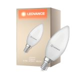 Ledvance Classic LED E14 Candle Frosted 4.9W 470lm - 840 Cool White | Replaces 40W