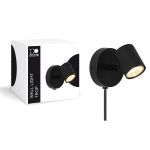 D'Lite Wall Light Trop Sandy Black | Suitable For 1x GU10
