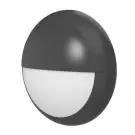 Noxion LED Bulkhead Pro V2 12/16/20W 2400lm - 830-840-865 CCT | 325mm - IP65 - Emergency 3H + Eyelid Ring Black