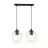 Emibig Pendant Istar Steel Black | Suitable for 2x E27 - Max 10W