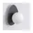 Emibig Wall Light Ovo Steel Black | Suitable for 1x G9 - Max 8W