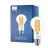 Philips MASTER LED Bulb Ultra Efficient E27 Pear Clear 4W 840lm - 827 Extra Warm White | Dimmable - Replaces 60W