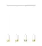 Emibig Pendant Fumiko Steel White | Suitable for 4x GU10 - Max 10W