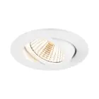 SLV New Tria 68 Spot Aluminium White Round 8.3W 705lm 38D - 927 Extra Warm White | Cutout 68mm -  Best Colour Rendering - Dimmable 