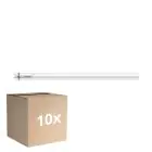 Multipack 10x Philips Master LED Tube T8 (EM/Mains) Ultra Output 13.5W 2500lm - 840 Cool White | 120cm - Replaces 36W